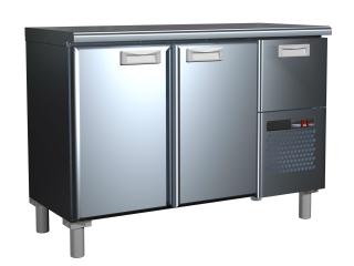 Холодильный стол 2 двери 1 ящик 150 см