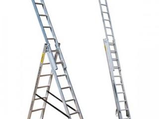 Лестница трехсекционная 3x16 ступеней "Энкор" 11 метров