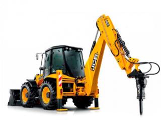 Экскаватор-погрузчик JCB 4CX с гидромолотом