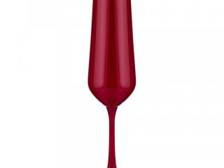 Аренда бокала для шампанского "Сандра" красного непрозрачного