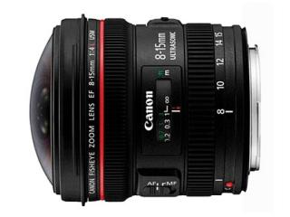 Canon Fisheye EF 8-15 mm F:4 L USM