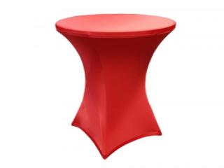 Стрейч чехол на коктейльный стол (красный)