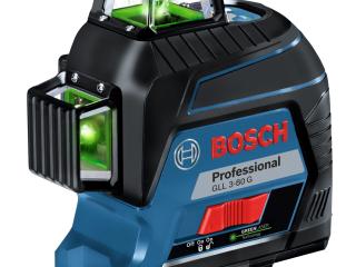 Линейный лазерный нивелир BOSCH GLL 3-80 G AA (осепостроитель, уровень)